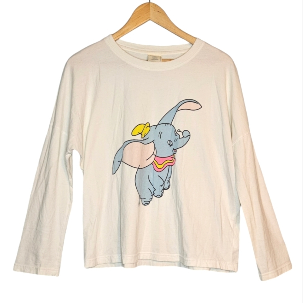 Gelato Pique Dumbo Disney Kimono Sleeve Tee size L (F)